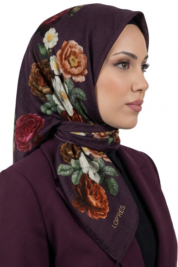 Lop'Res Organik Pamuk Soft Eşarp 6251-7