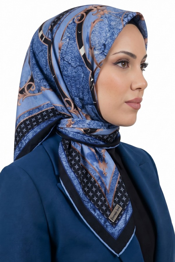 Yasemin İpek Organik Pamuk Soft Eşarp 6253-15