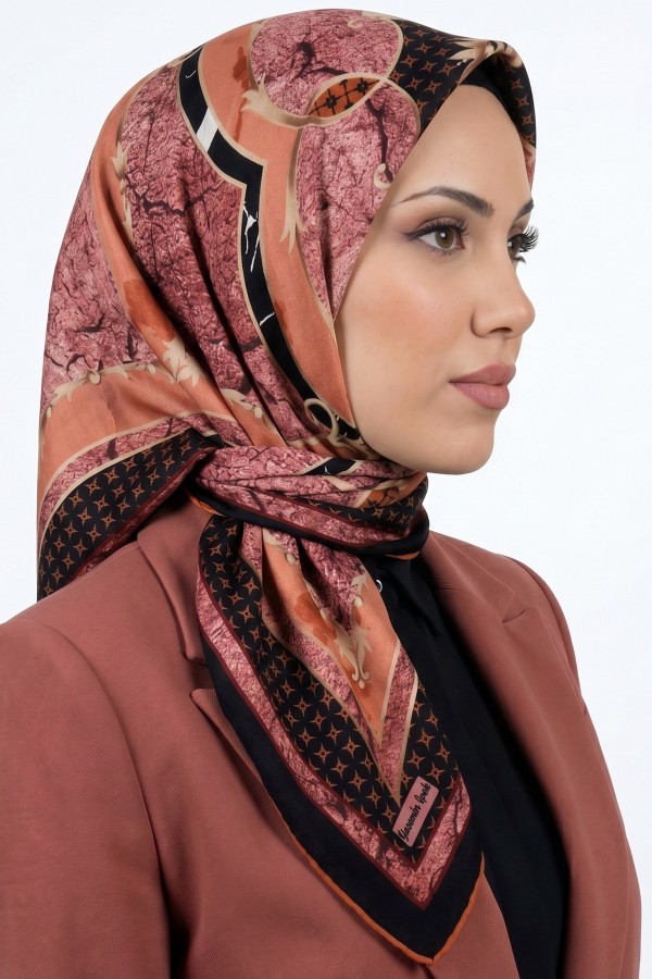 Yasemin İpek Organik Pamuk Soft Eşarp 6253-3