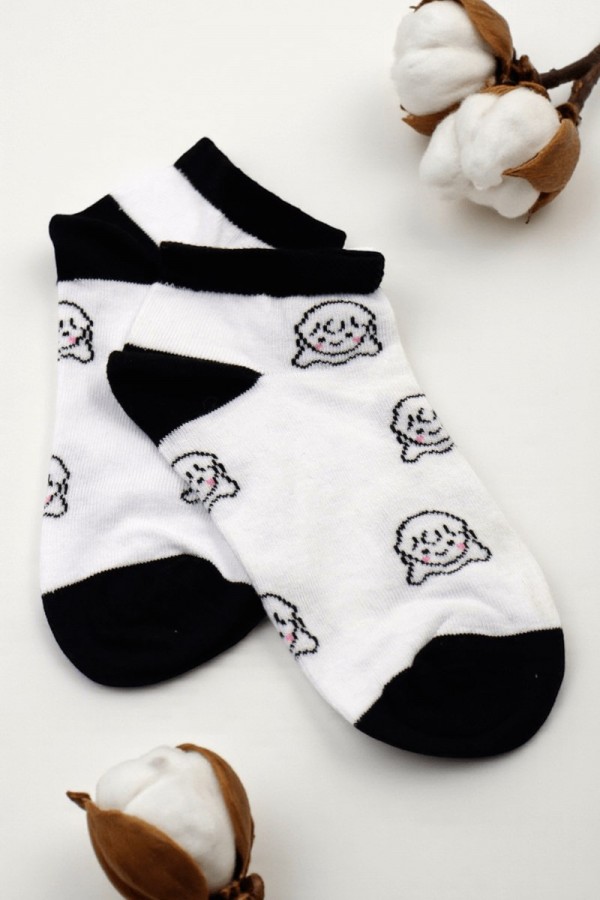 Dikişsiz Burun Bayan Patik Çorap (36-40) 9016-4