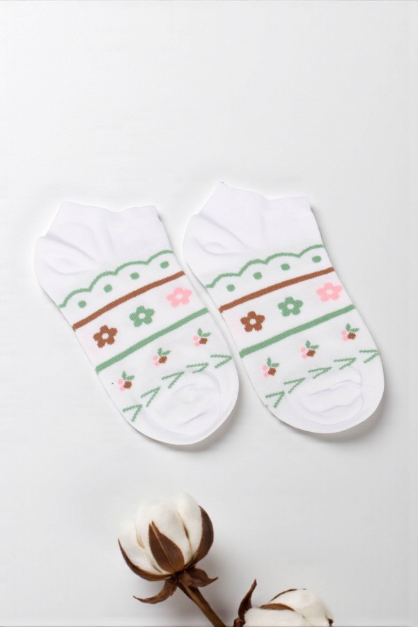 Dikişsiz Burun Bayan Patik Çorap (36-40) 9017-2