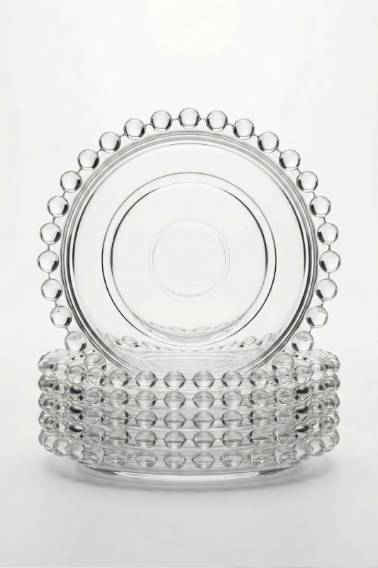 Rayan İnci 6'lı Çay Tabağı