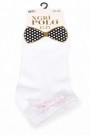 XGRİ POLO Fiyonklu Bayan Patik Çorap (36-40) 9021-11
