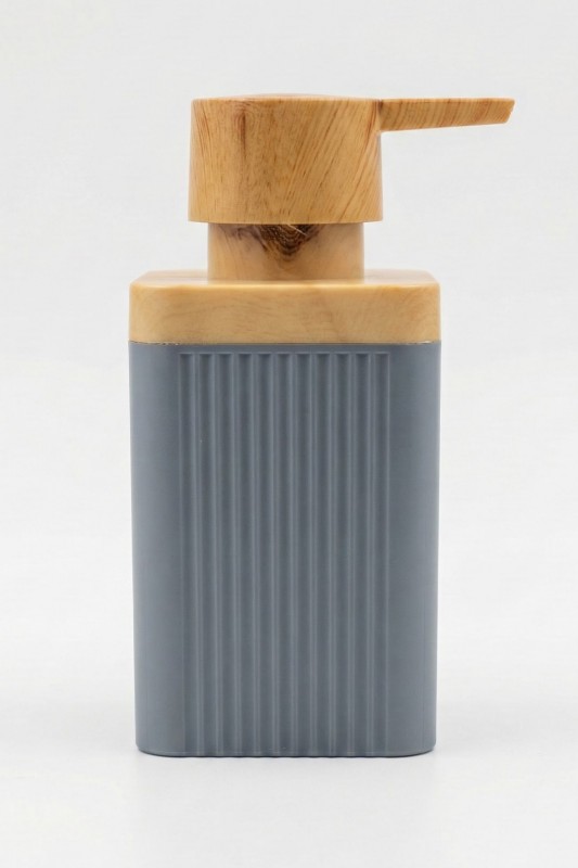 Maxel Mimoza Çizgili Sıvı Sabunluk Gri