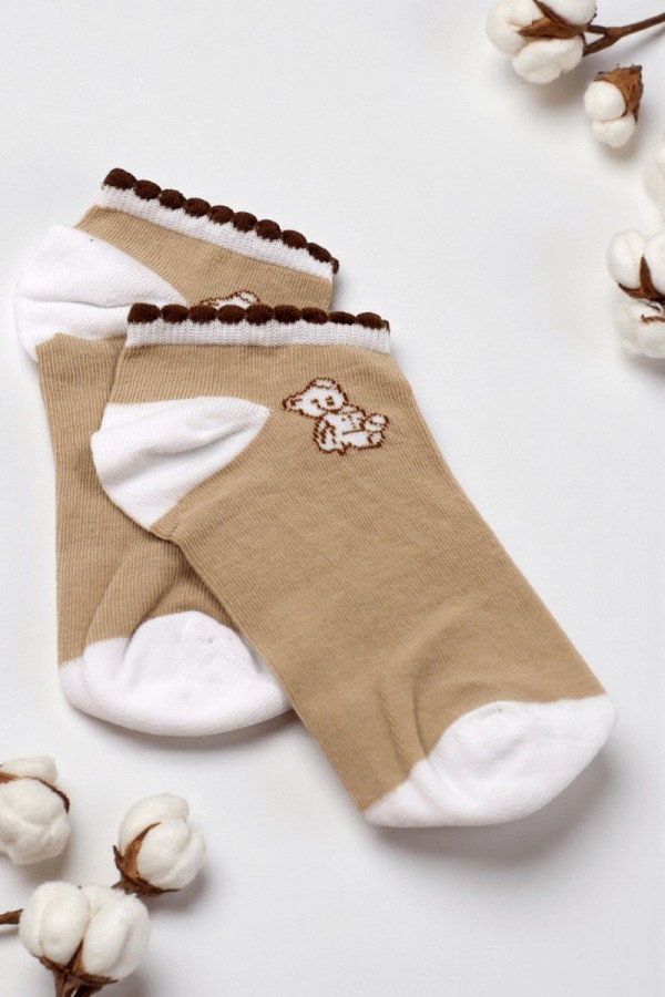 Dikişsiz Burun Bayan Patik Çorap (36-40) 9022-3