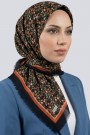 Desenli Flamlı Eşarp  6508-14