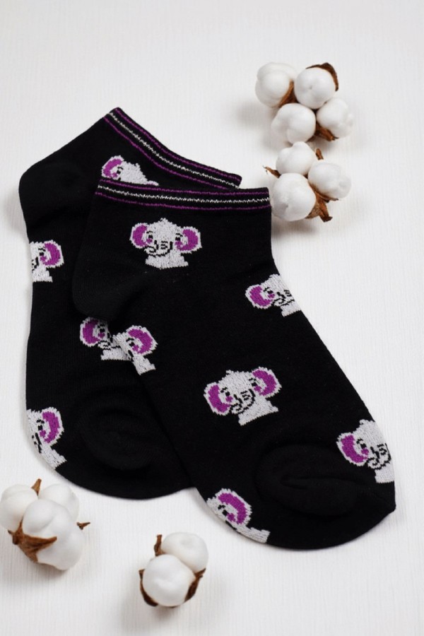 XGRİ POLO Bayan Patik Çorap (36-40) 9026-1