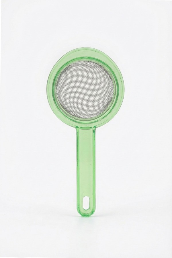 Dolly Paslanmaz Şeffaf Çay Süzgeci Yeşil