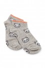 XGRİ POLO Bayan Patik Çorap (36-40) 9027-4