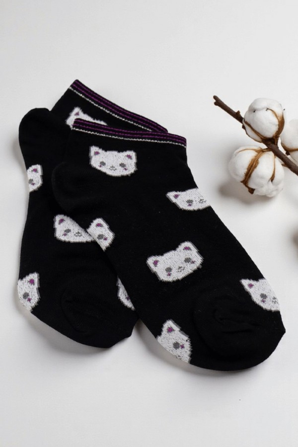 XGRİ POLO Bayan Patik Çorap (36-40) 9027-2