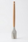 Baroness Ahşap Saplı Silikon Fırça Gri