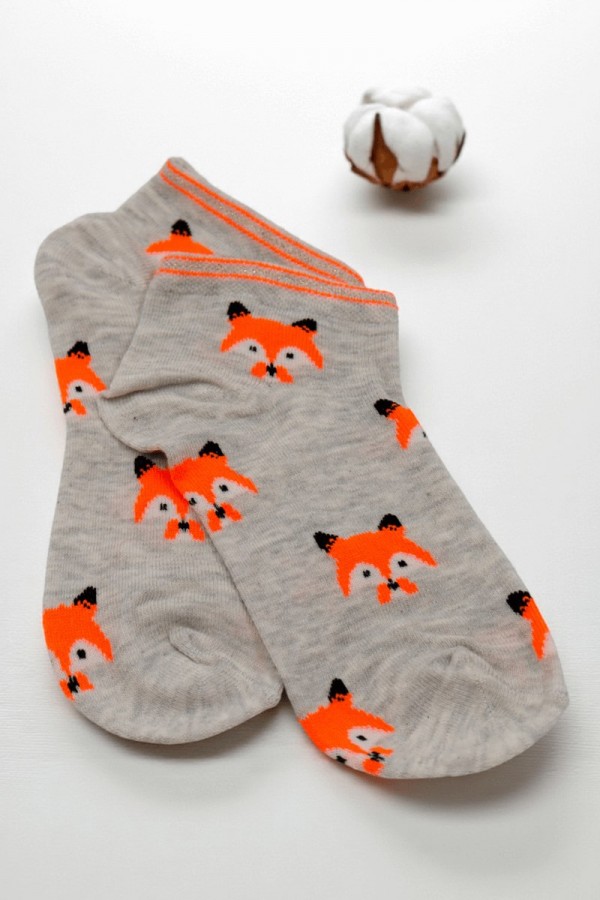 XGRİ POLO Bayan Patik Çorap (36-40) 9028-1