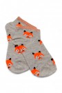 XGRİ POLO Bayan Patik Çorap (36-40) 9028-1