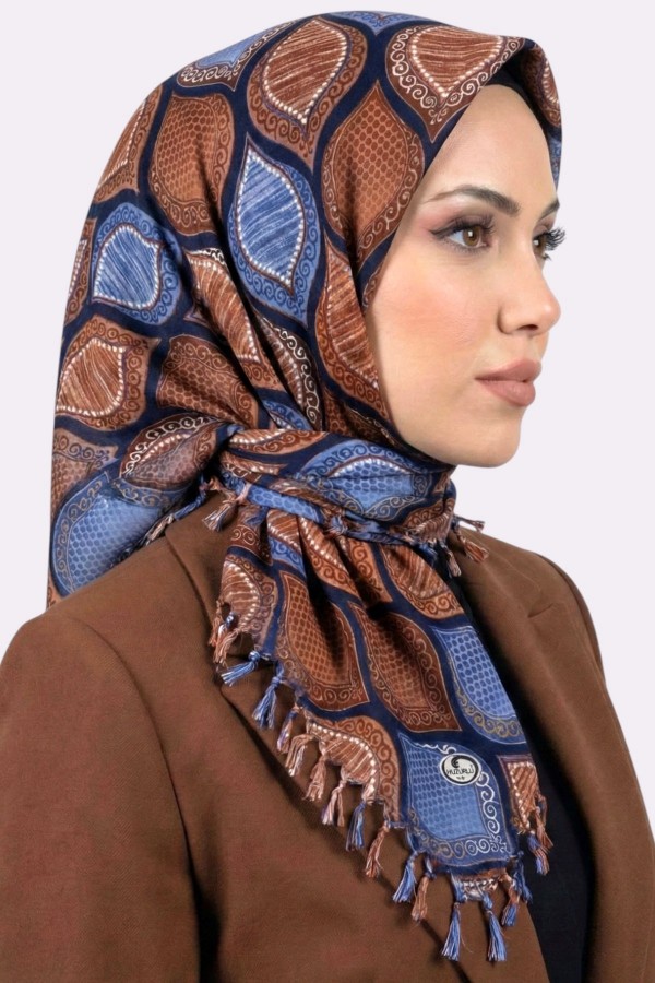 Boncuklu Desenli Yazma 6600-11