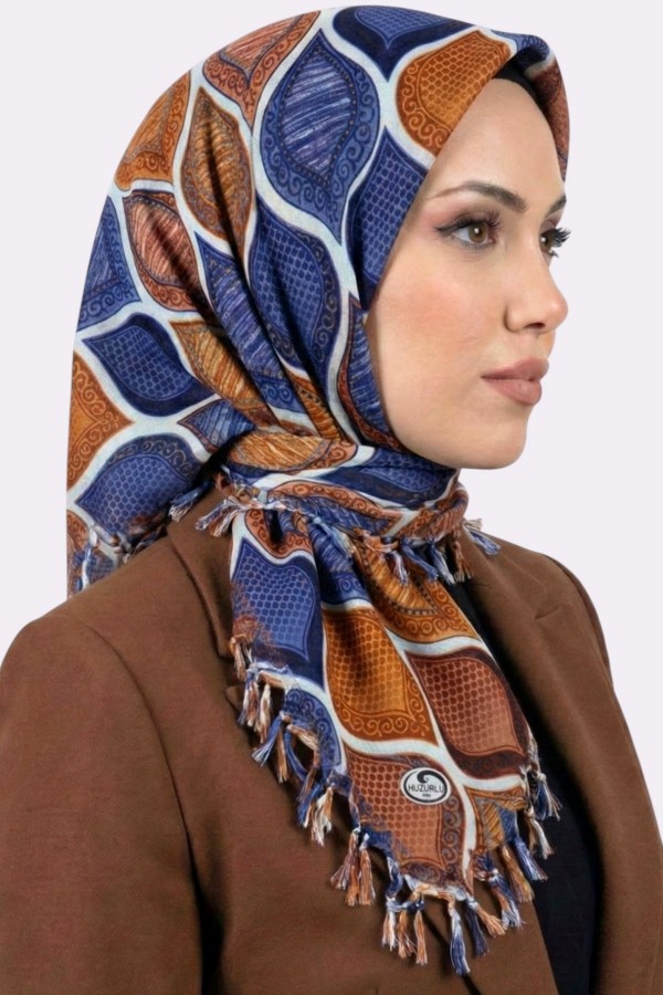 Boncuklu Desenli Yazma 6600-1