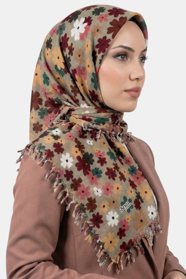 Boncuklu Desenli Yazma 6601-14