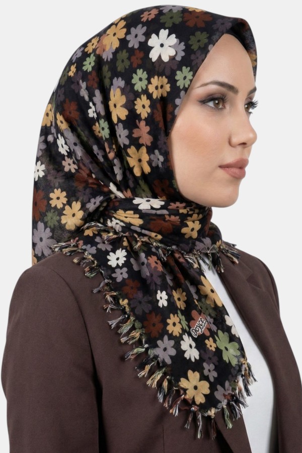 Boncuklu Desenli Yazma 6601-12