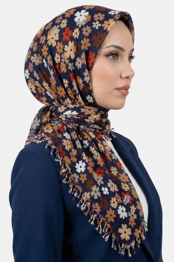 Boncuklu Desenli Yazma 6601-11