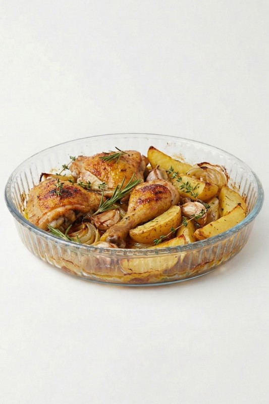 Paşabahçe Borcam Yuvarlak Tepsi