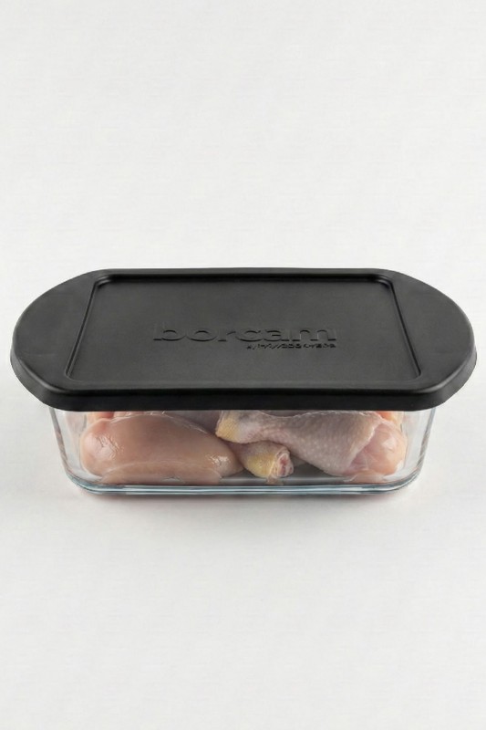 Paşabahçe Kapaklı Kare Borcam Tencere 1080cc