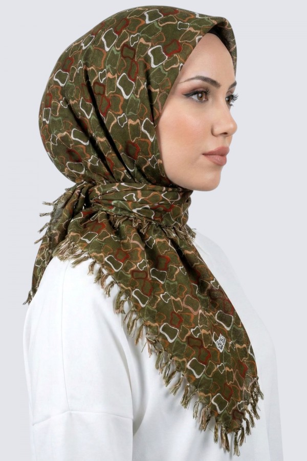 Boncuklu Desenli Yazma 6602-14