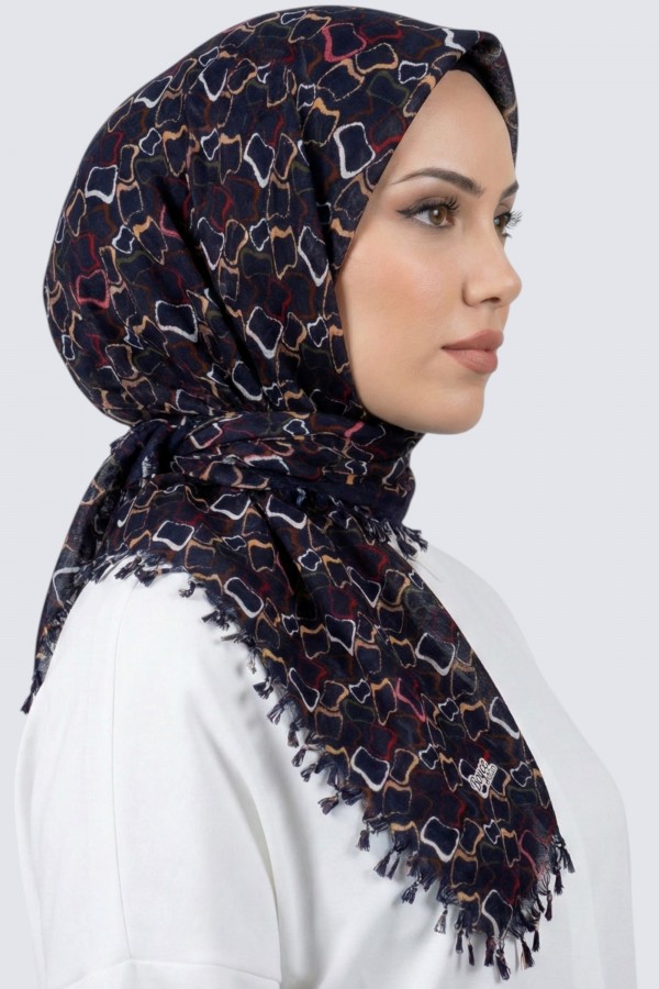 Boncuklu Desenli Yazma 6602-7