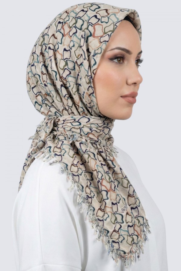 Boncuklu Desenli Yazma 6602-5