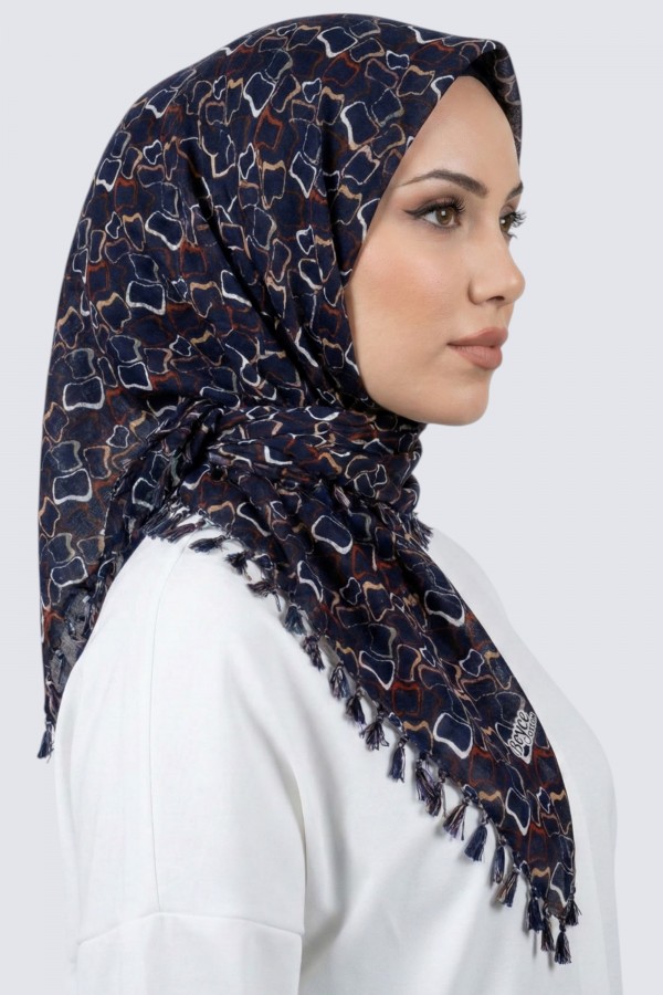 Boncuklu Desenli Yazma 6602-2