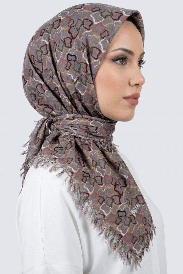 Boncuklu Desenli Yazma 6602-4