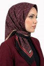 Desenli Flamlı Eşarp  6510-10