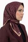 Desenli Flamlı Eşarp  6510-9