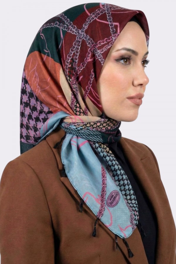 Desenli İnci Boncuklu Yazma 6604-5