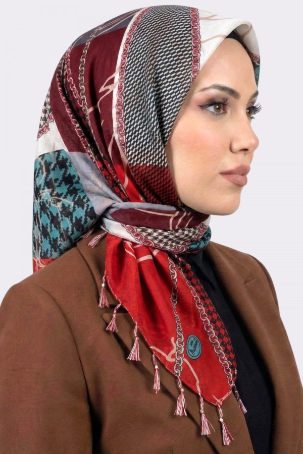 Desenli İnci Boncuklu Yazma 6604-2