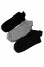 Erkek 3Lü Patik Çorap Dikişsiz 9312-3