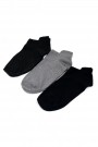 Erkek 3Lü Patik Çorap Dikişsiz 9312-1