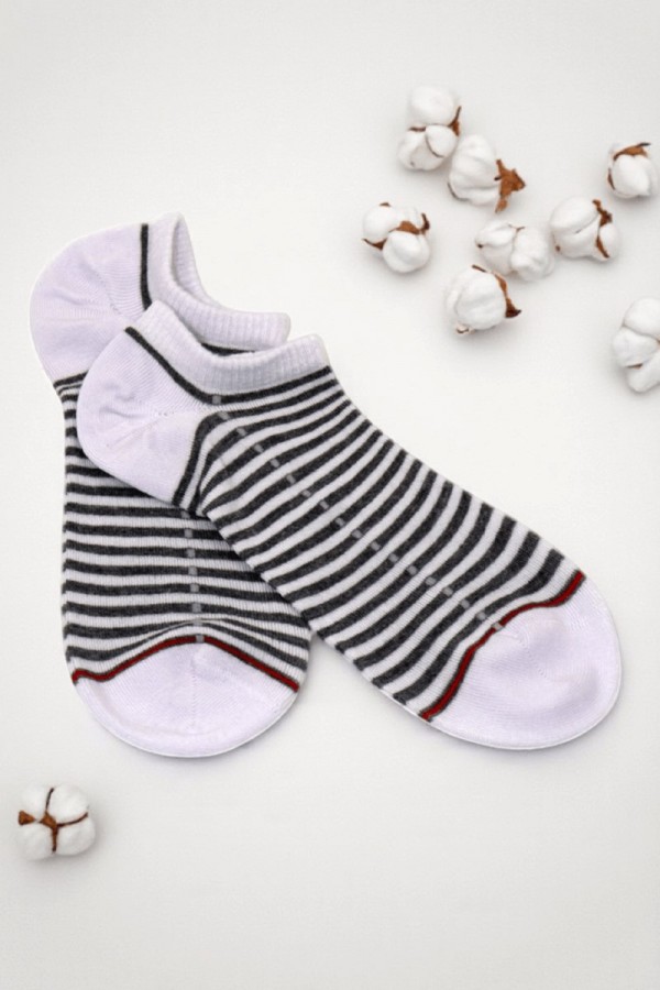 Erkek Dikişsiz Bambu Sneaker Çorap  9320-6