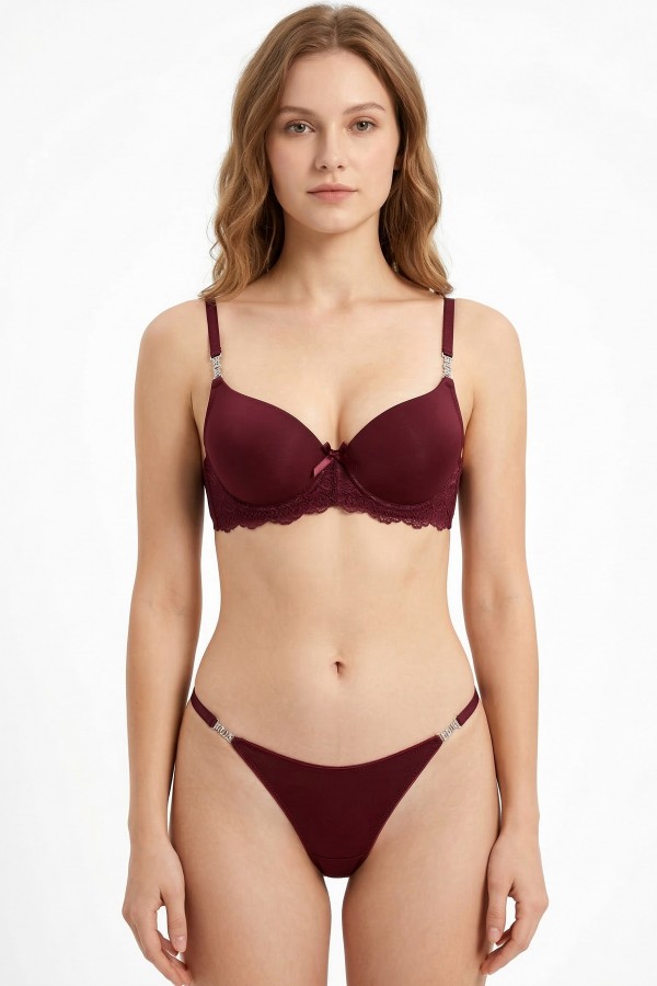 Tılsım 610 Taşlı Destekli Sütyen Takım 3315-3