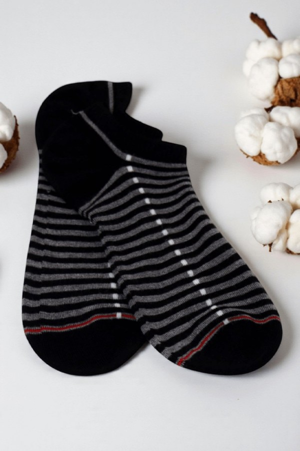 Erkek Dikişsiz Bambu Sneaker Çorap  9320-4