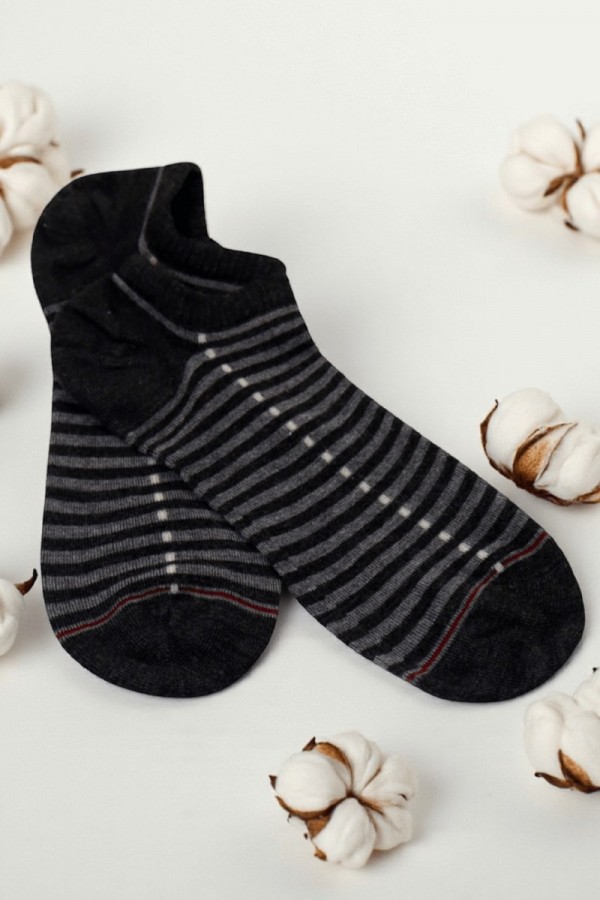 Erkek Dikişsiz Bambu Sneaker Çorap  9320-2