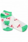 Kız Çocuk  3 Lü Patik Çorap (5-6 Yaş) 9801-8