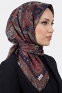 Desenli Flamlı Eşarp 6514-20