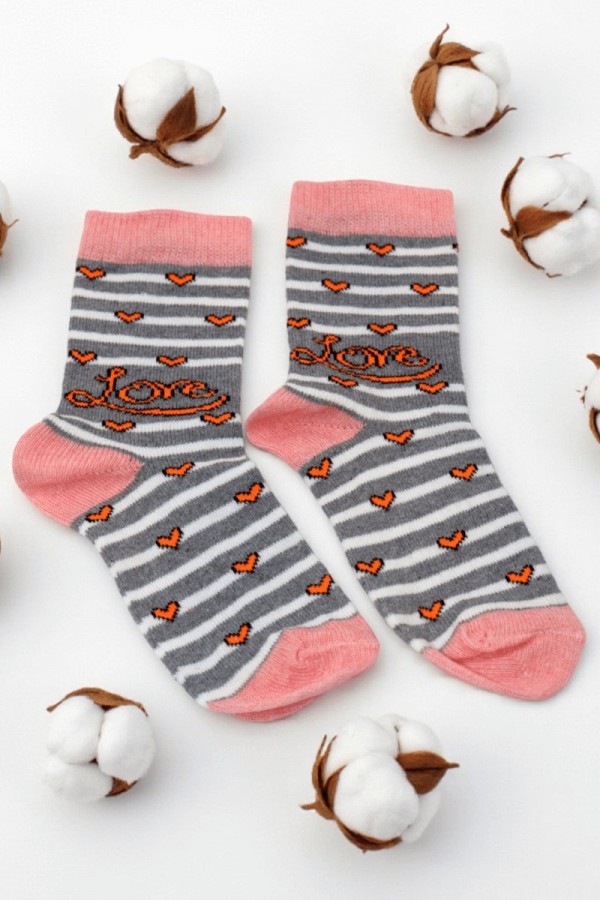 Kız Çocuk Çorap (5-6 Yaş) 9802-11