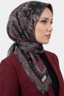 Desenli Flamlı Eşarp 6514-19