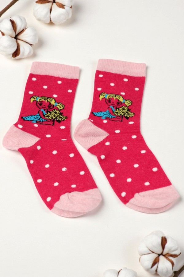Kız Çocuk Çorap (5-6 Yaş) 9802-1