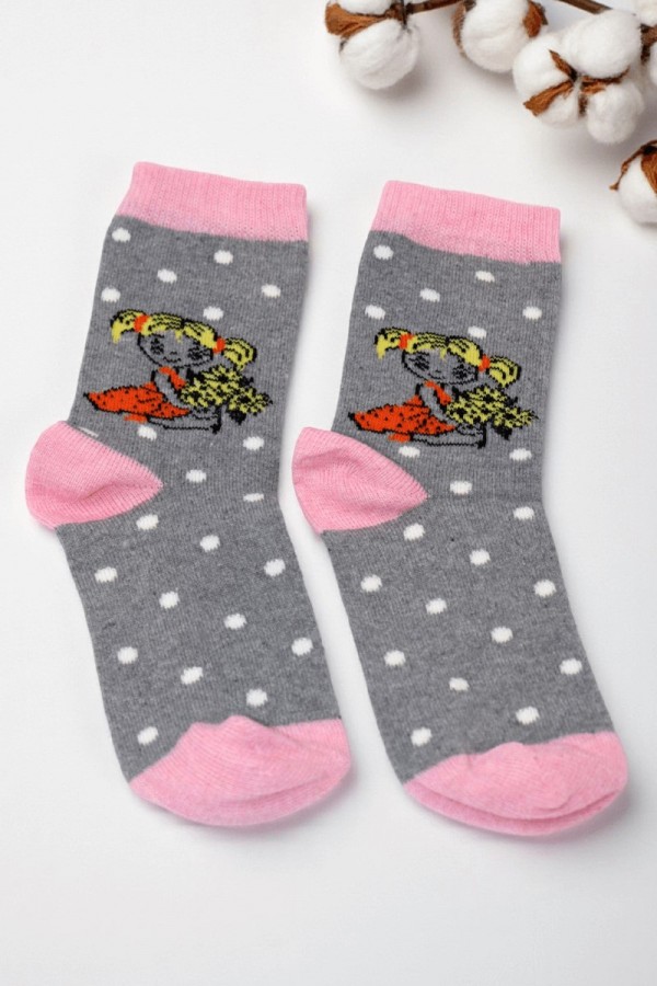 Kız Çocuk Çorap (5-6 Yaş) 9802-3