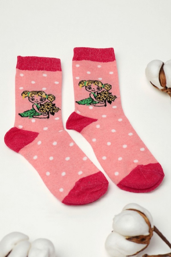 Kız Çocuk Çorap (5-6 Yaş) 9802-4