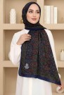 Desenli Bambu Crush Şal 6009-7