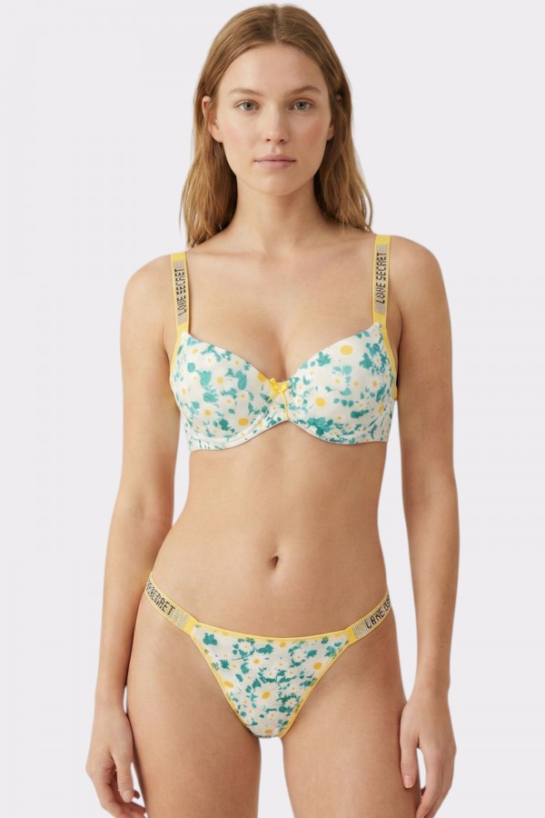 Tılsım 315 Desenli Destekli Sütyen Takım 3303-5