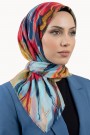 Desenli Flamlı Eşarp 6516-17