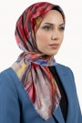 Desenli Flamlı Eşarp  6516-16
